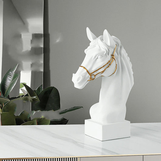 Nordic Style Creative Art Horse Sculpture - Moon Store