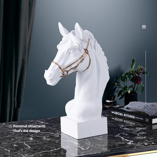 Nordic Style Creative Art Horse Sculpture - Moon Store