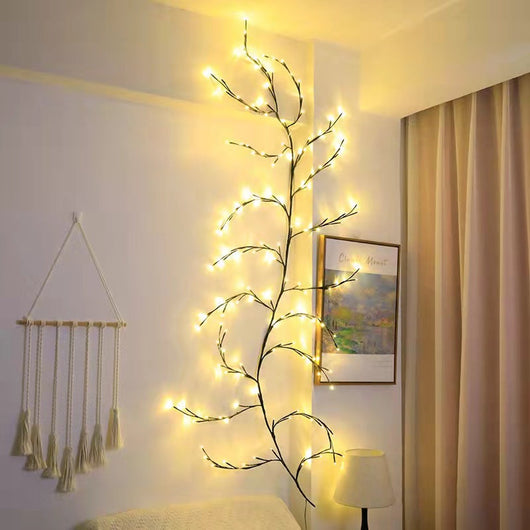 Vines With Lights Christmas Garland - Moon Store