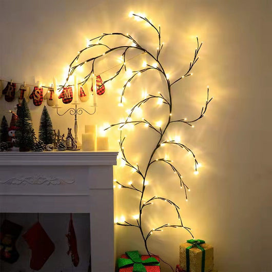 Vines With Lights Christmas Garland - Moon Store